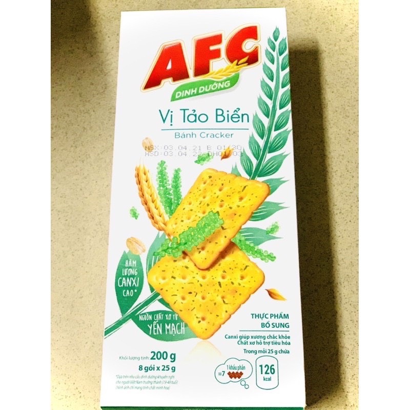 Bánh Lúa Mạch AFC 200g ( 8 gói bánh ) | BigBuy360 - bigbuy360.vn