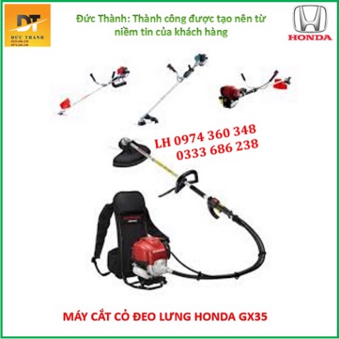 Siêu hot Máy cắt cỏ đeo lưng cần mềm HONDA GX35 nhập khẩu Thái Lan