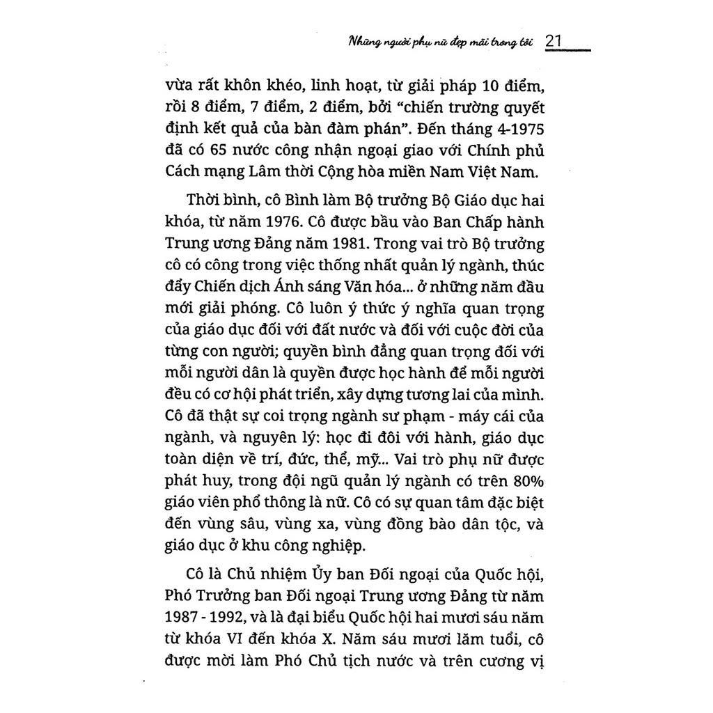 Sách Những Người Phụ Nữ Đẹp Mãi Trong Tôi