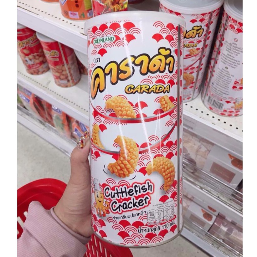Snack mực lon Thái lan