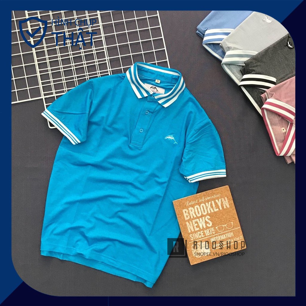 [XẢ KHO] Áo thun nam có cổ tay ngắn fish cao cấp mới RSP015 | BigBuy360 - bigbuy360.vn
