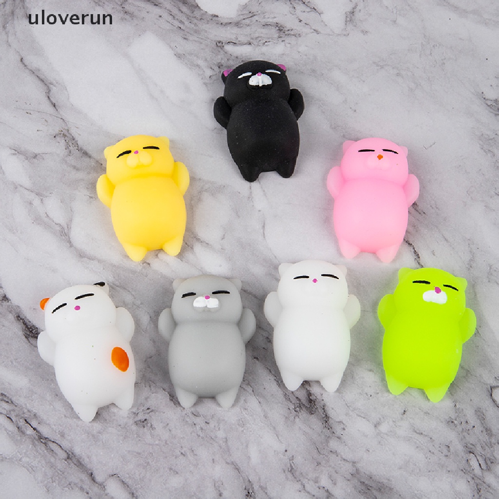 Đồ Chơi Nắn Bóp Giúp Giải Tỏa Căng Thẳng Hình Chú Mèo Dễ Thương