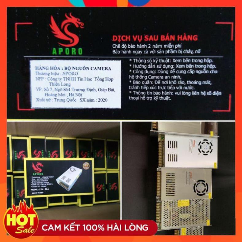 [Chính hãng]NGUỒN TỔNG APORO 12V40A/ NGUỒN TỔ ONG CHÍNH HÃNG APORO 12V40A. BẢO HÀNH 24 THÁNG!