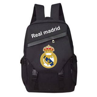 Balo TROY nắp lục giác in tên và logo đội bóng Real  Madrid