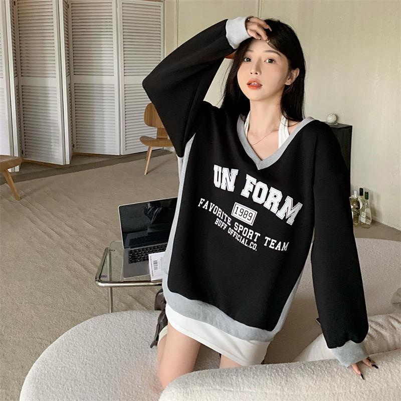 Áo sweater trễ vai dày dặn phong cách Hàn Quốc thời trang thu đông 2021 | BigBuy360 - bigbuy360.vn
