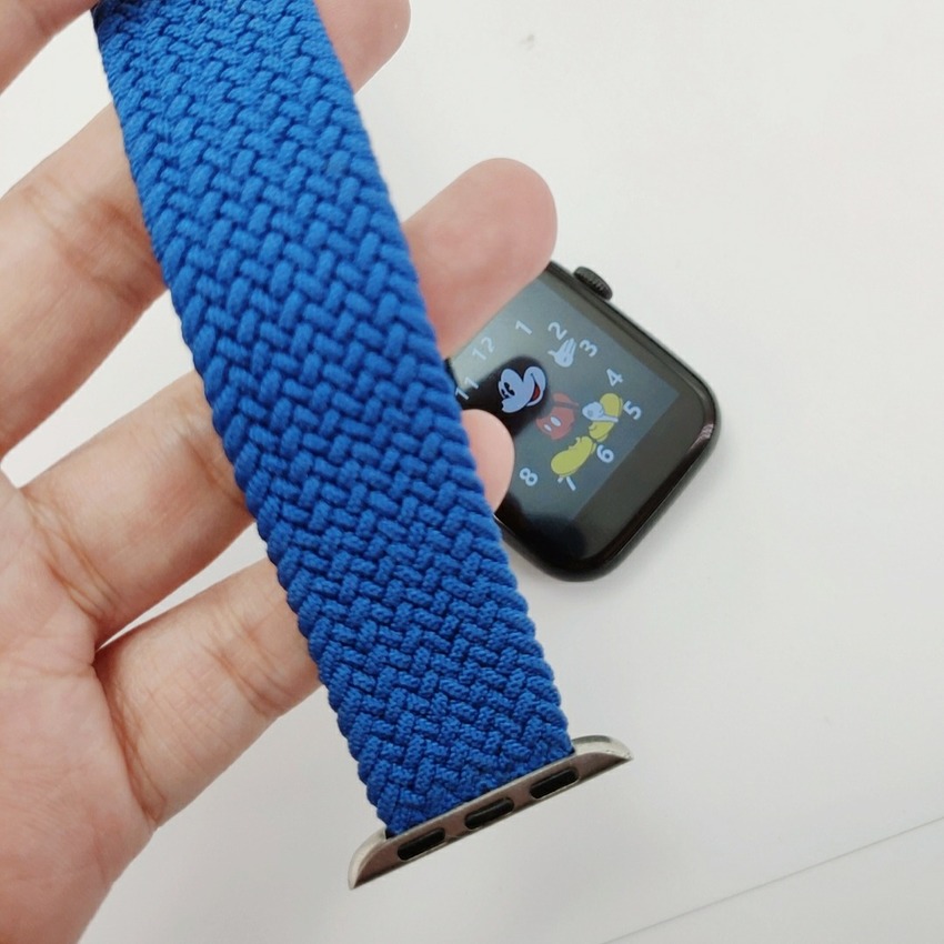 Dây Đeo Nylon Cho Đồng Hồ Thông Minh Apple Watch Series 6 Se Solo 38mm 40mm 42mm 44mm Band Series 5 4 3 2 1