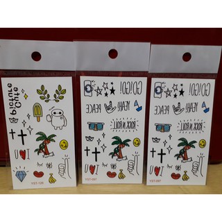 Miếng dán hình xăm hàn quốc cute