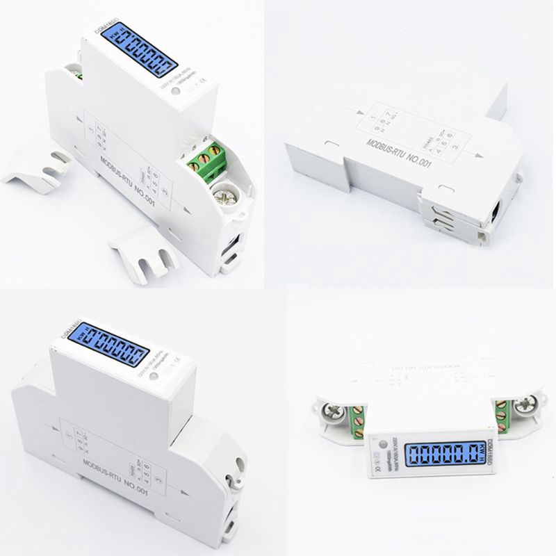 Đồng hồ đo năng lượng dòng điện 1 pha 5(100A) RS485 Modbus-RTU