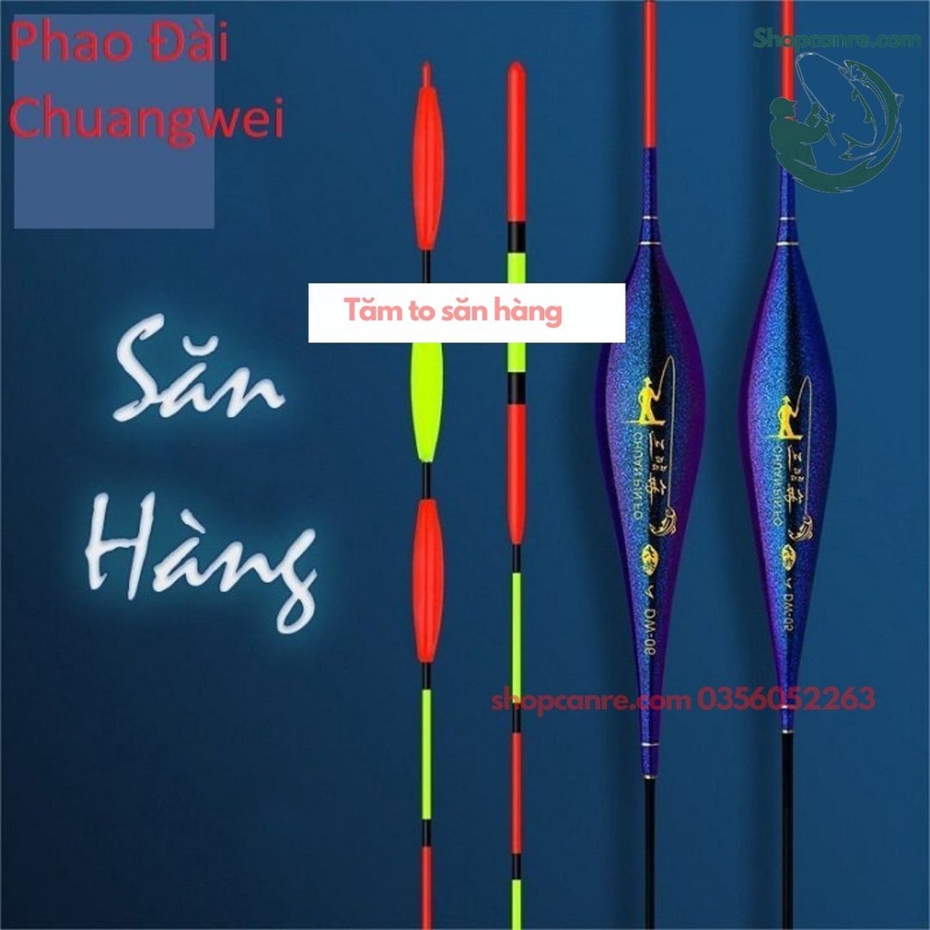 Phao câu đài săn hàng câu xa bờ tăm to bầu to