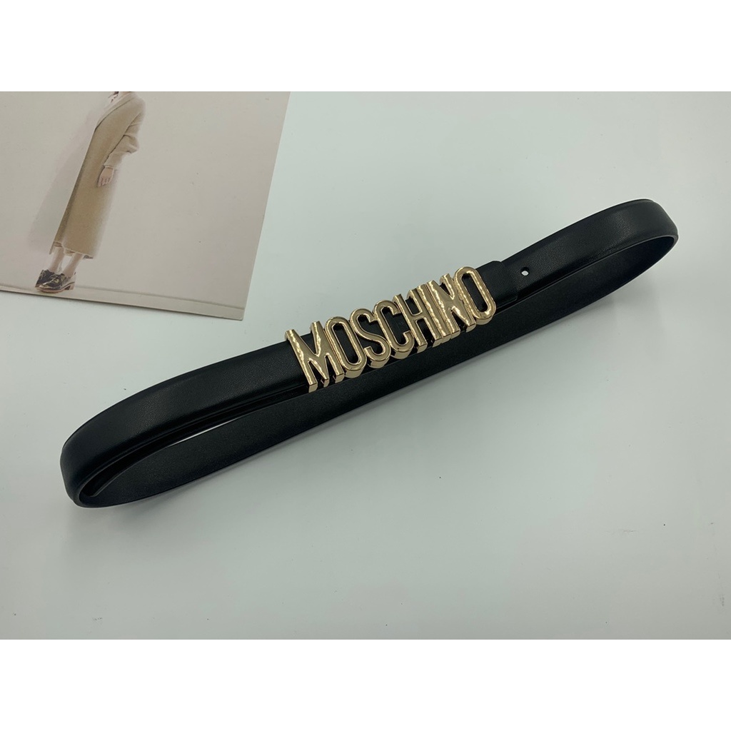 Hàng Có Sẵn! Moschino! Thắt Lưng Thời Trang Công Sở Cao Cấp Cho Nam Nữ