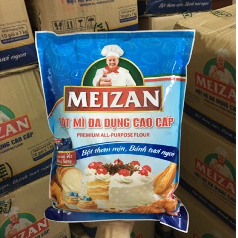 1KG Bột mỳ đa năng Meizan ( Làm bánh, nấu ăn,....)