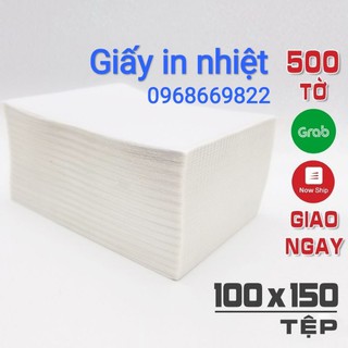 GIẤY IN NHIỆT KT 100x150mmx500 TỜ