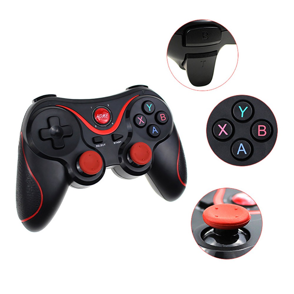 Tay Cầm Điều Khiển Chơi Game Bluetooth 4.0 T3 M5 Cho Ps3 Pc Android Smartphone