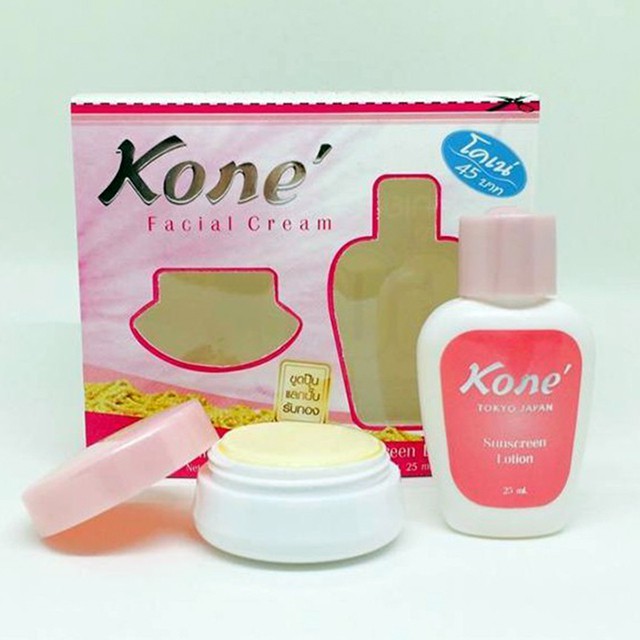 Kem Kone Thái Lan Chiết Xuất Hoa Hồng và Sữa Dê