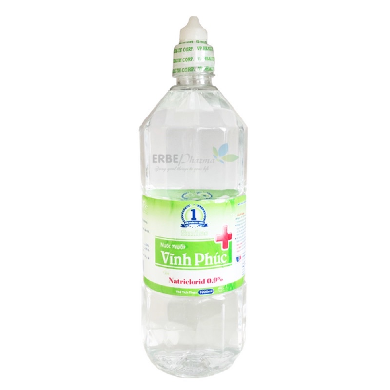 Nước muối sinh lý Vĩnh Phúc 1000ml