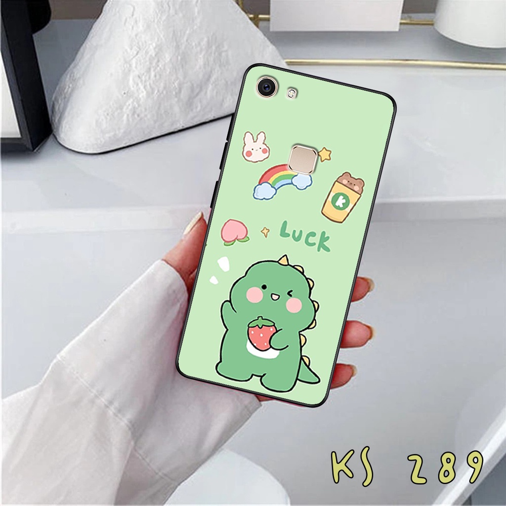 Ốp lưng Vivo V7 - Vivo V7 Plus - Vivo V5 - Vivo 5 Plus - Ốp in hình khủng long,dinosaur dễ thương