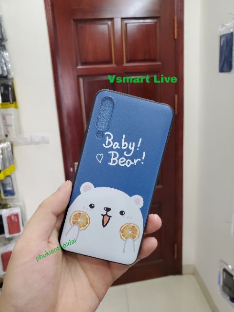Ốp lưng Vsmart Live FREESHIP Từ 50k dùng chung dẻo TPU in 3D cao cấp  ( Lưu ý hơi lệch camera xíu )