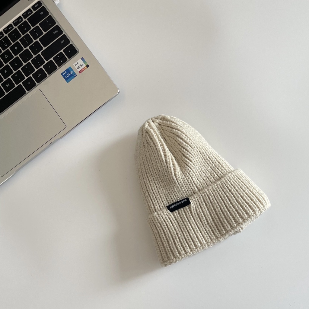 Mũ len chóp cao đơn màu cho bé trên 2 tuổi M878