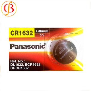Pin CR 1632 panasonic, Pin khuya áo CR 1632, Pin Remote CR 1632 (vỉ 1 viên)
