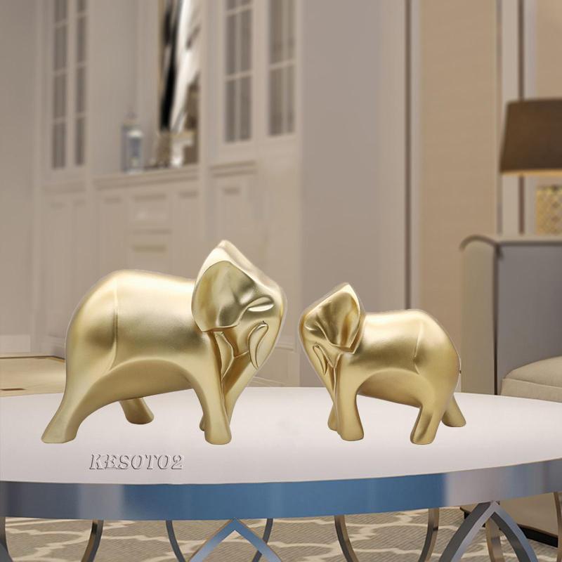 [Kesoto2] Tượng Voi Điêu Khắc Nghệ Thuật Trang Trí Phòng Khách
