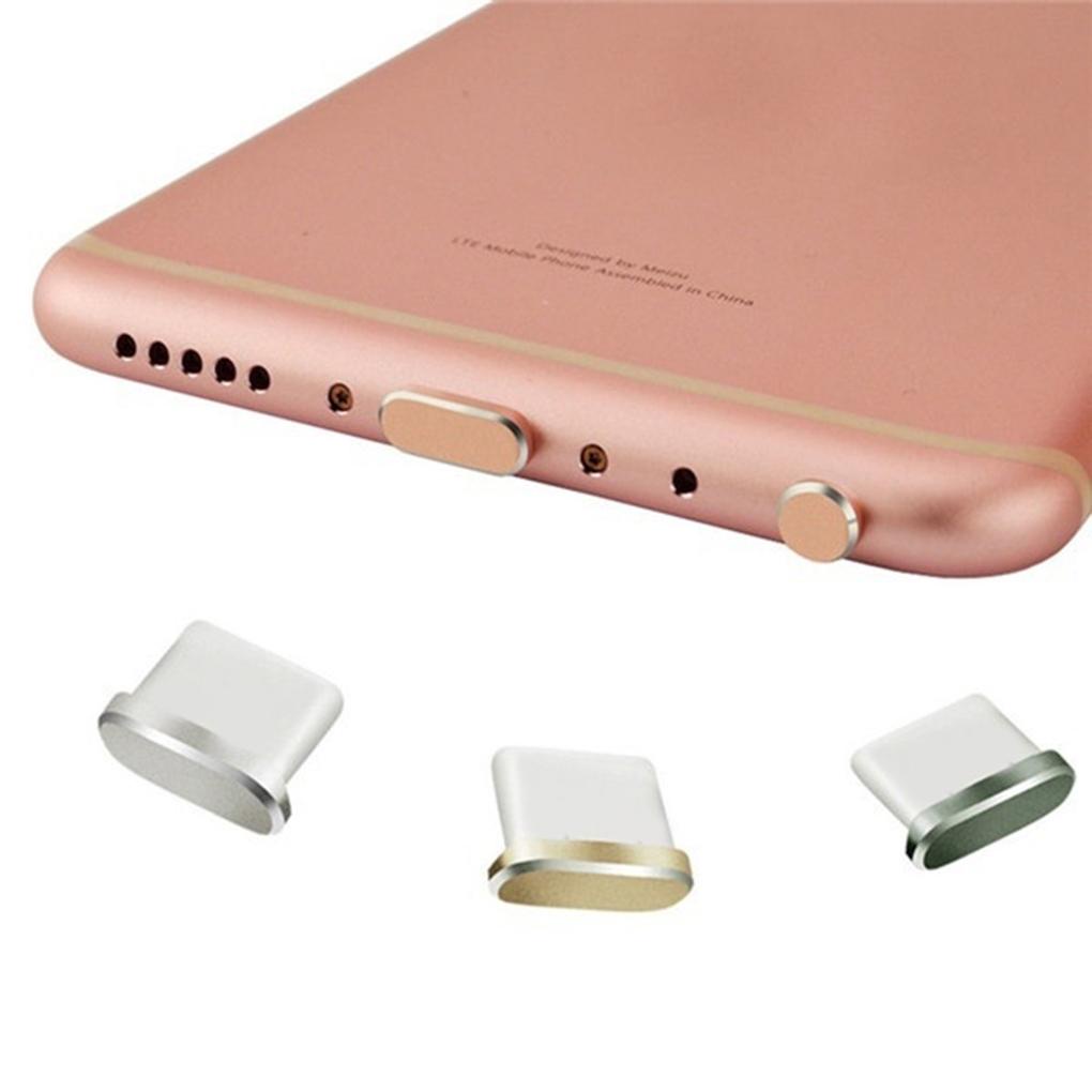 Nút Chặn Cổng Sạc USB Type-C 3 5mm Bảo Vệ Linh Hoạt Chống Bụi Cho Điện Thoại Di Động