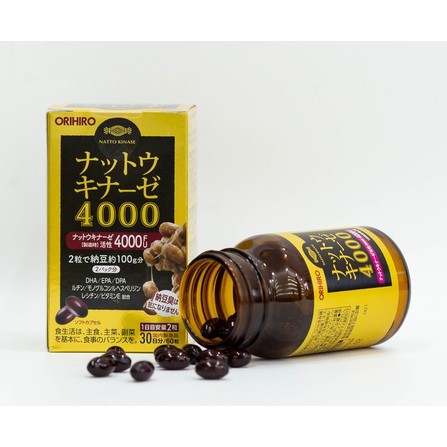 Viên Uống Hỗ Trợ Phòng Đột Quỵ 4000 FU Nhật Bản 60 Viên