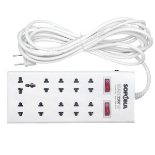 Ổ cắm điện sopoka( 10ổ,dây 6m)