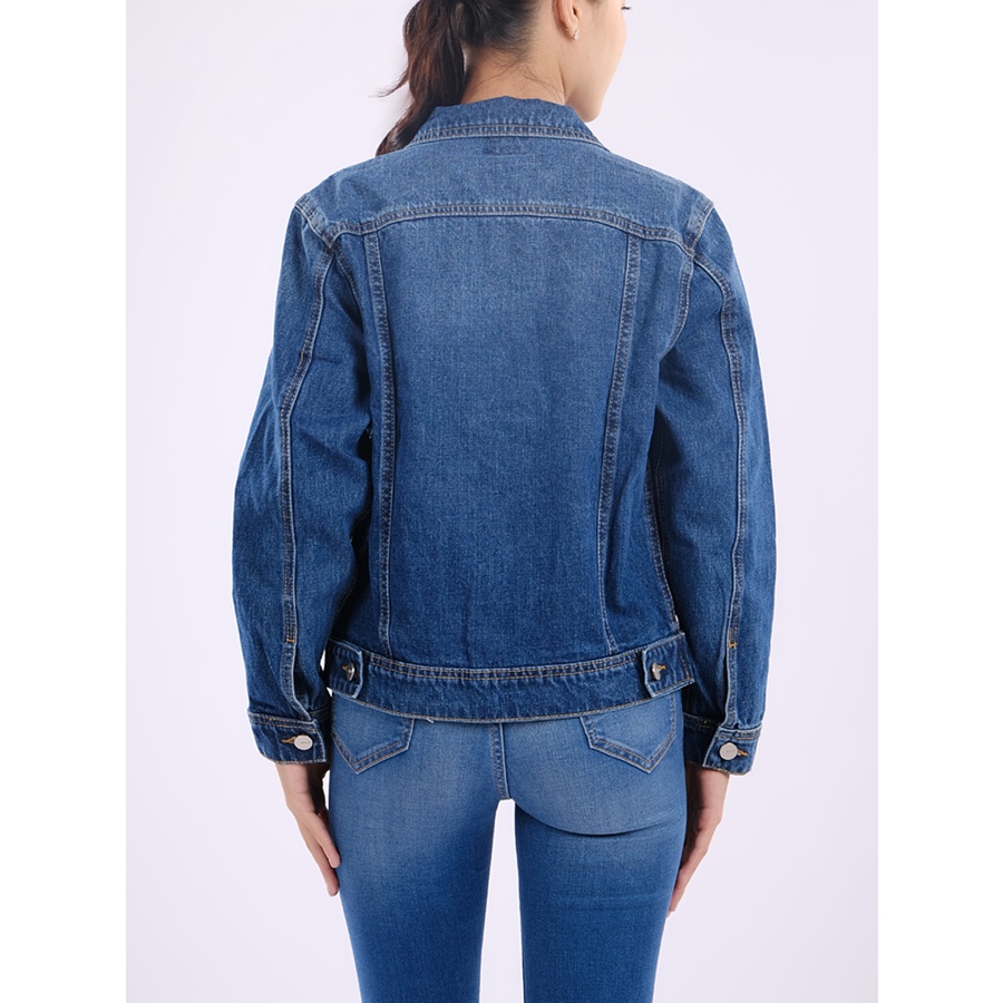 Áo khoác nữ jeans có túi trong MESSIJEANS WJB0152