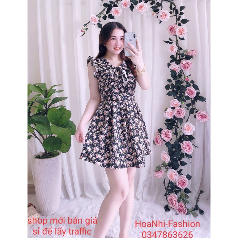 Đầm nữ nơ ngực chất liệu lụa 100D có kèm quần đùi trong|đầm mặc nhà,đầm dạo phố,đầm dự tiêc | BigBuy360 - bigbuy360.vn