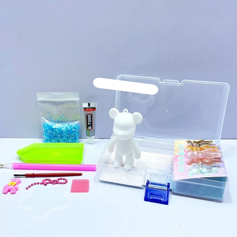 Bộ đồ chơi DIY làm móc khóa Bearrick đính đá