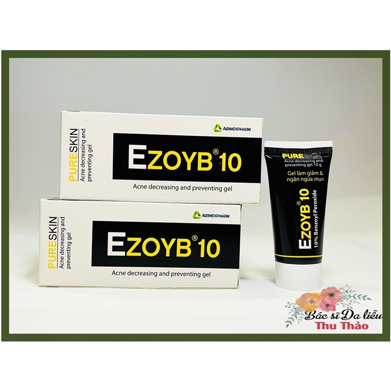 [10g] GEL GIẢM MỤN EZOYB 10 (BENZOYL PEROXIDE - BPO 10%)