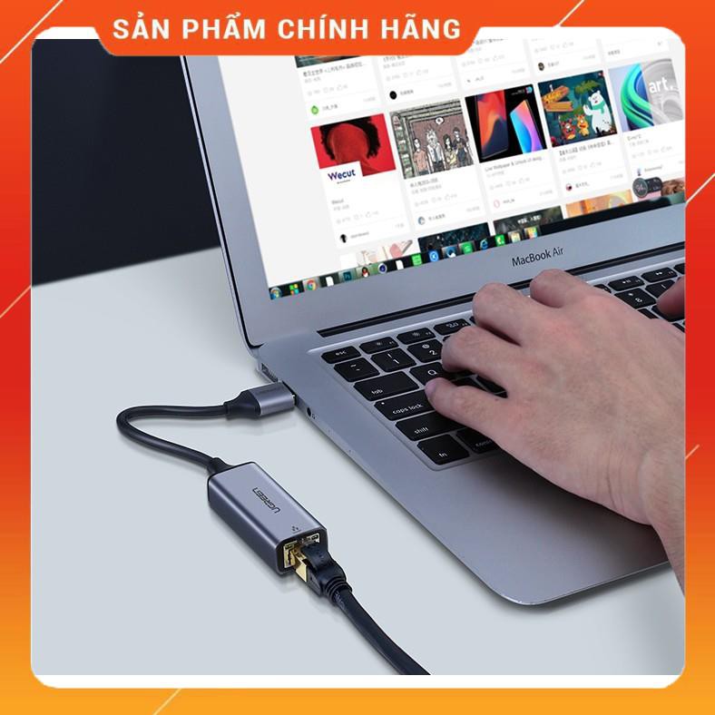 Cáp chuyển USB 3.0 sang Lan Ugreen 50922 tốc độ Gigabit 10/100/1000Mbp dailyphukien