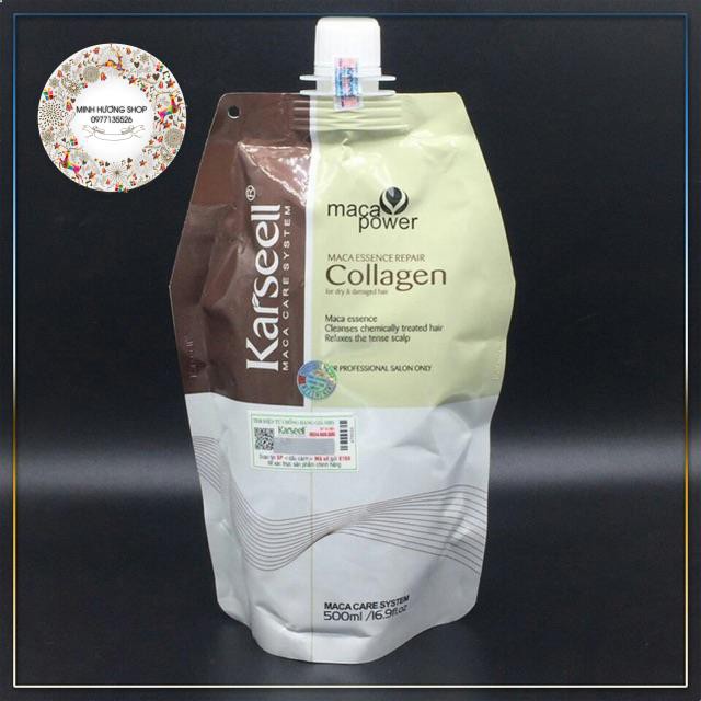 Dầu hấp tóc collagen Karseell Macca dưỡng tóc chắc khoẻ mềm mượt