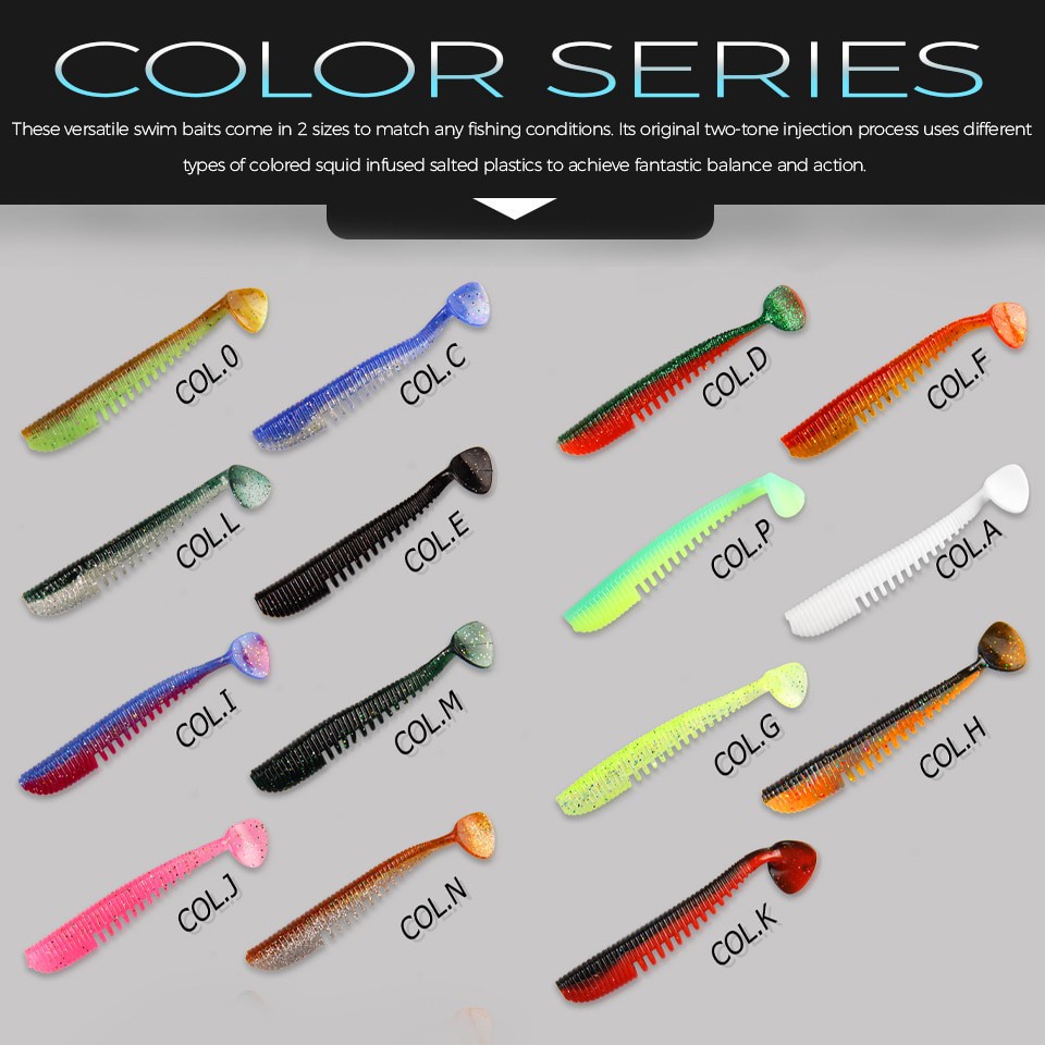 Mồi Giả Câu Cá Mềm 5cm 8cm 9.5cm 11cm