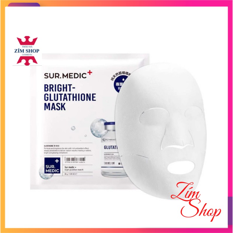 Mặt nạ Glutathione dưỡng trắng Sur.Medic Bright Mask 30g