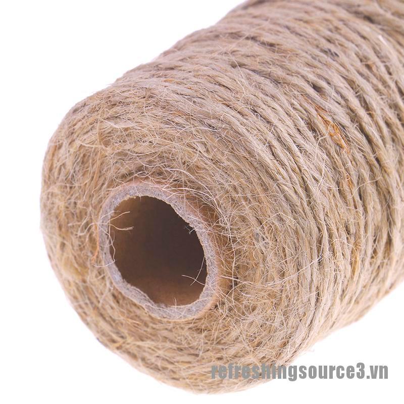 Cuộn Dây Thừng Khô Tự Nhiên Dài 100m Dùng Làm Đồ Thủ Công Diy