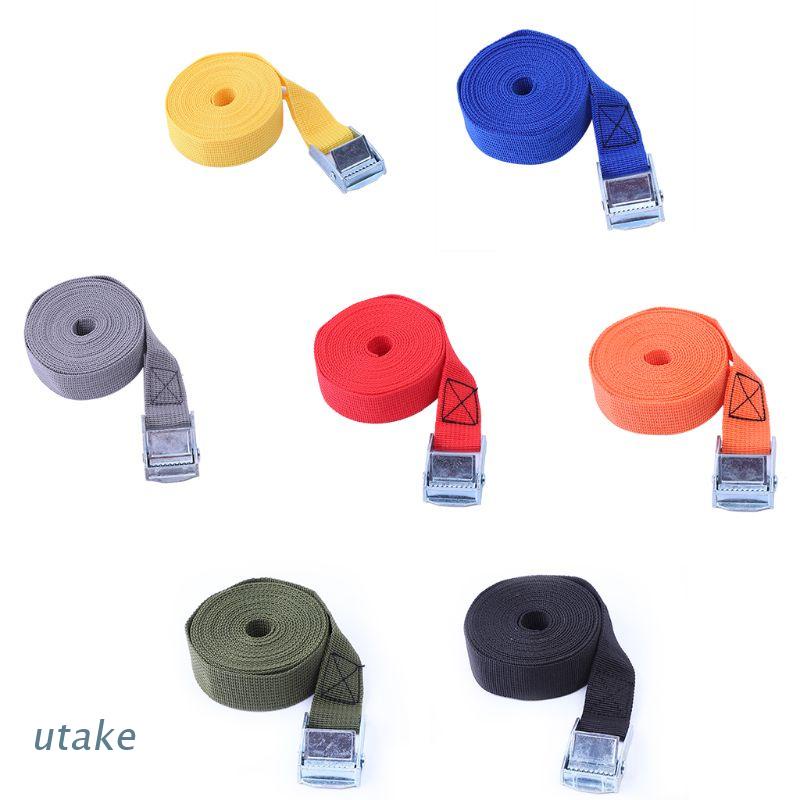 Cuộn dây 2m đeo thắt lưng có khóa kim loại chuyên dụng khi đi xe hơi/xe máy/xe đạp