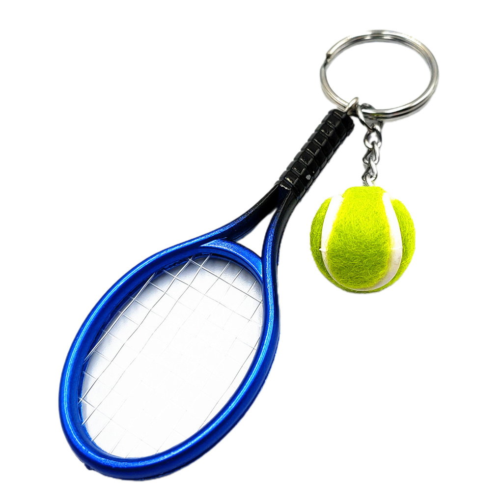 Móc Khóa Hình Vợt Tennis Mini Dễ Thương