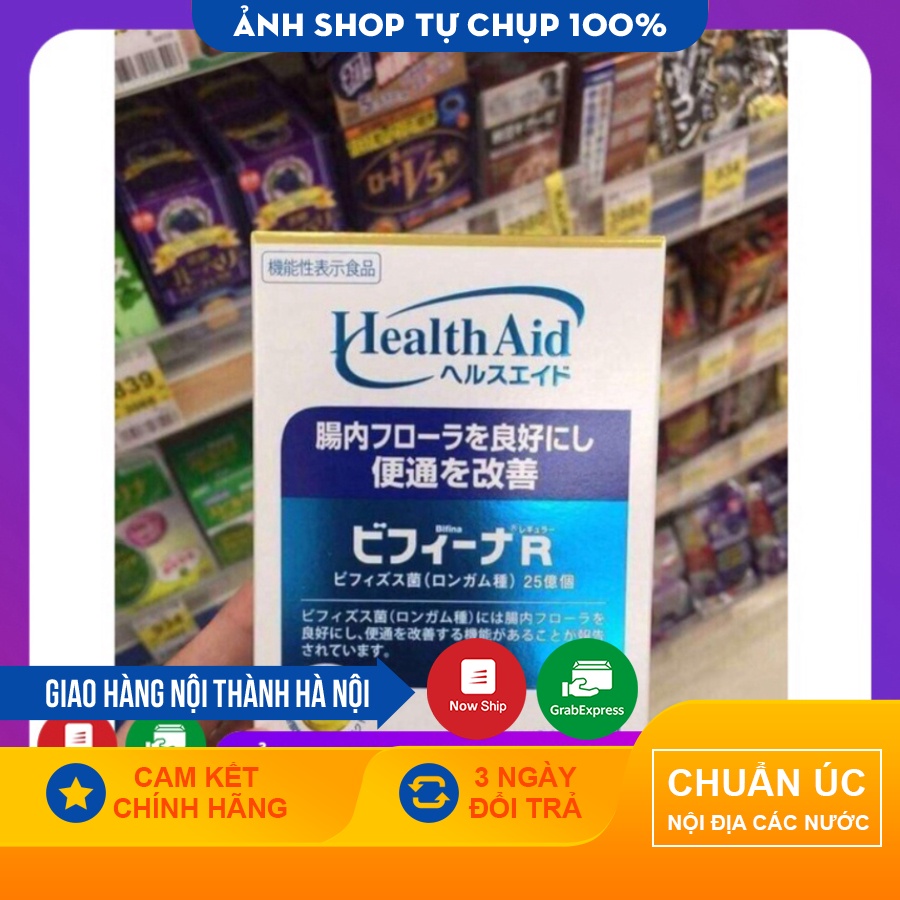 Men vi sinh Bifina Health Aid Loại R 20 gói hỗ trợ tiêu hóa - Nội địa Nhật