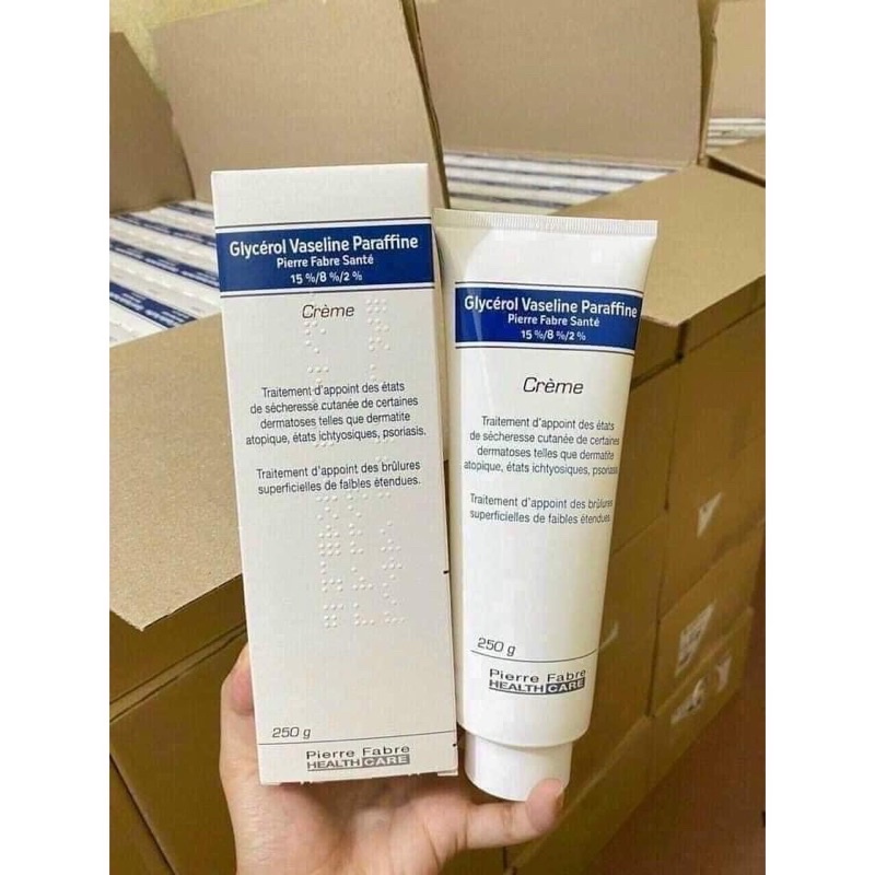 Kem nẻ Dexeryl Creme 250g hỗ trợ làm giảm nẻ, chàm sữa cho bé (Glycerol Vaseline Paraffine)