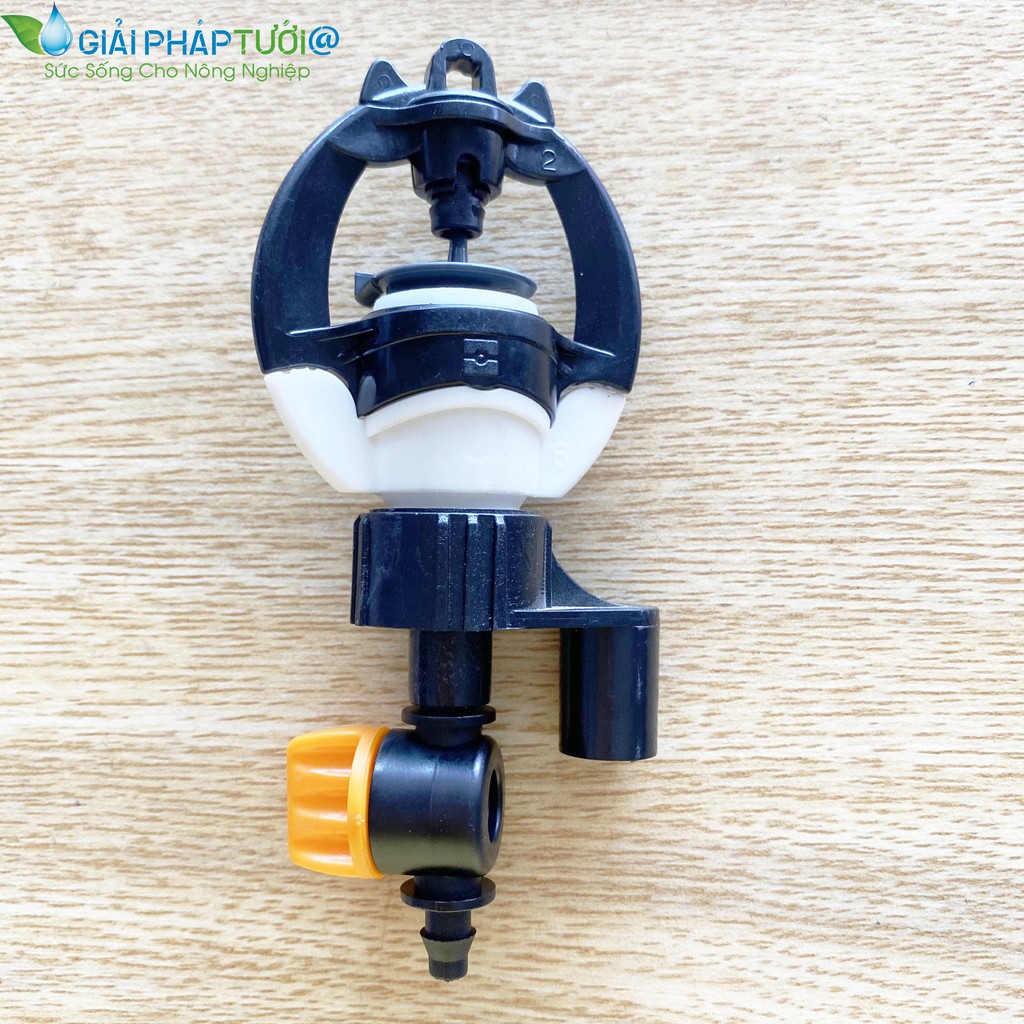 Van khóa ống 7mm*5mm loại nhập tích hợp nhiều loại béc tưới cây giải pháp tưới combo 10 cái béc