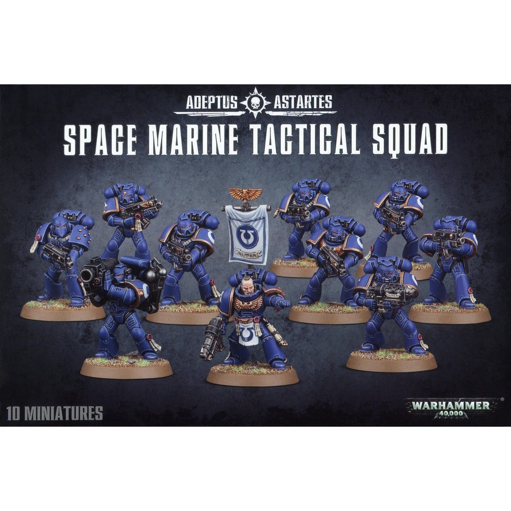 Mô Hình Warhammer 40000 - Space Marine - Tactical Squad