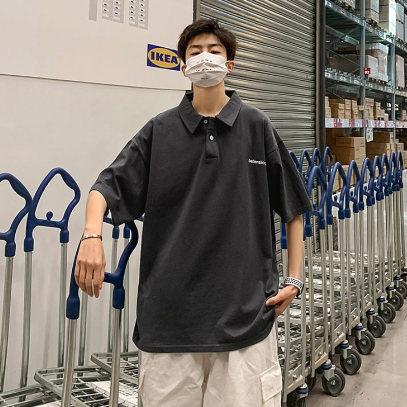 Áo Thun Polo Ngắn Tay Phong Cách Hàn Quốc Thời Trang Cho Nam | BigBuy360 - bigbuy360.vn
