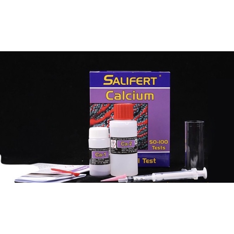 Test Salifert Canxi, Magie, NO3,PO4, KH, Kali - Bộ thử chất lượng nước