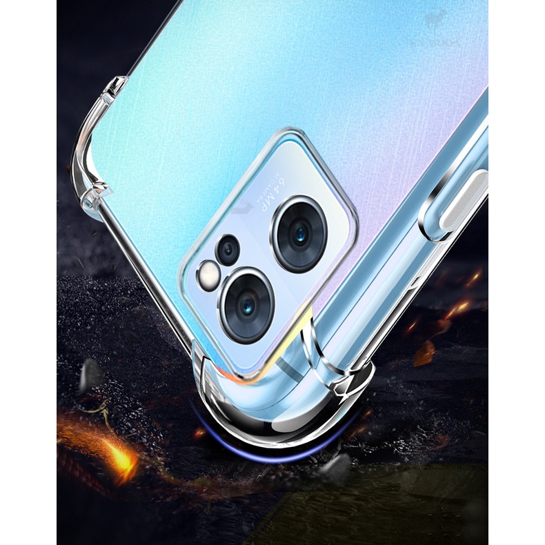 Ốp lưng Oppo Reno 7 5G dẻo trong suốt lồi 4 góc ôm khít máy lâu ố vàng cao cấp