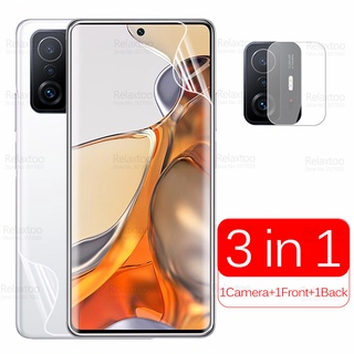 Phim hydrogel mềm bảo vệ camera sau 3 trong 1 cho Xiaomi Mi 11T Pro Xiaomi Mi11T Mi11 11 T 11TPro