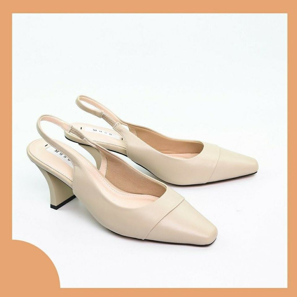 GIÀY SANDAL MUSO SLINGBACK GÓT CONG 5 CM THANH LỊCH HÀNG VNXK.