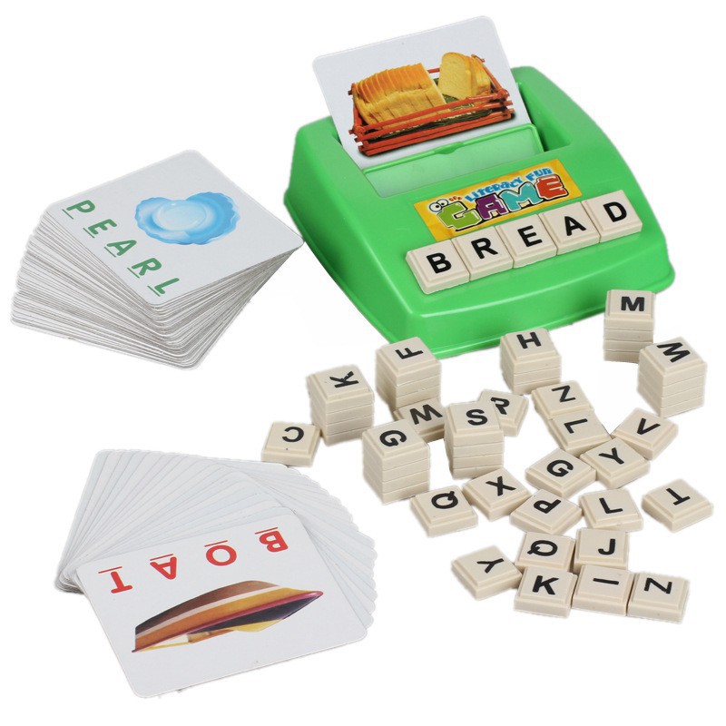 Jabi Toys - Bộ Trò Chơi Vui Nhộn Học Đọc, Đánh Vần Tiếng Anh Dễ Dàng Cho Bé - LITERACY FUN GAME