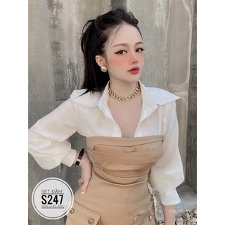 Bigsize Set đầm S247
