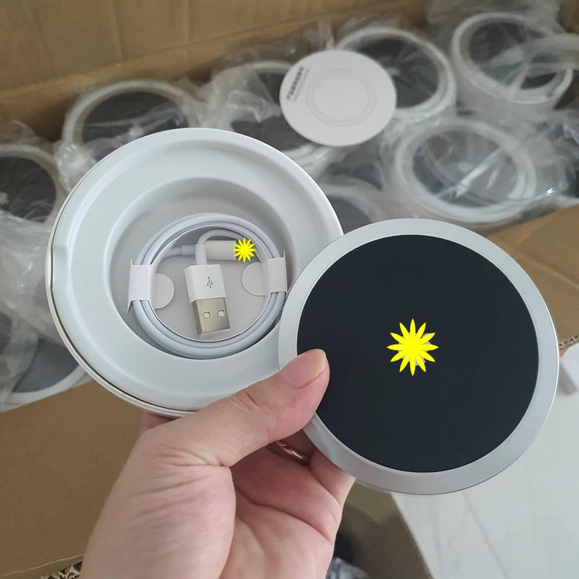 Đế Sạc Không Dây 10W Cho iP 8 / X / XR / XS Max / 11 / 12 Mini / 13 Pro / 14 Promax / Samsung S10 S9 S21 - BH 3 Tháng